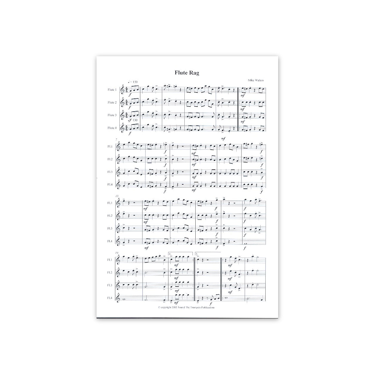 Walton, Flute Rag