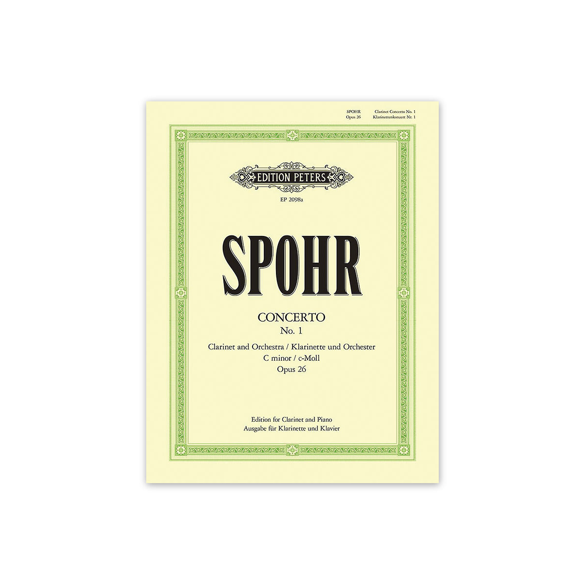 Spohr, Konzert Nr.1 c-Moll