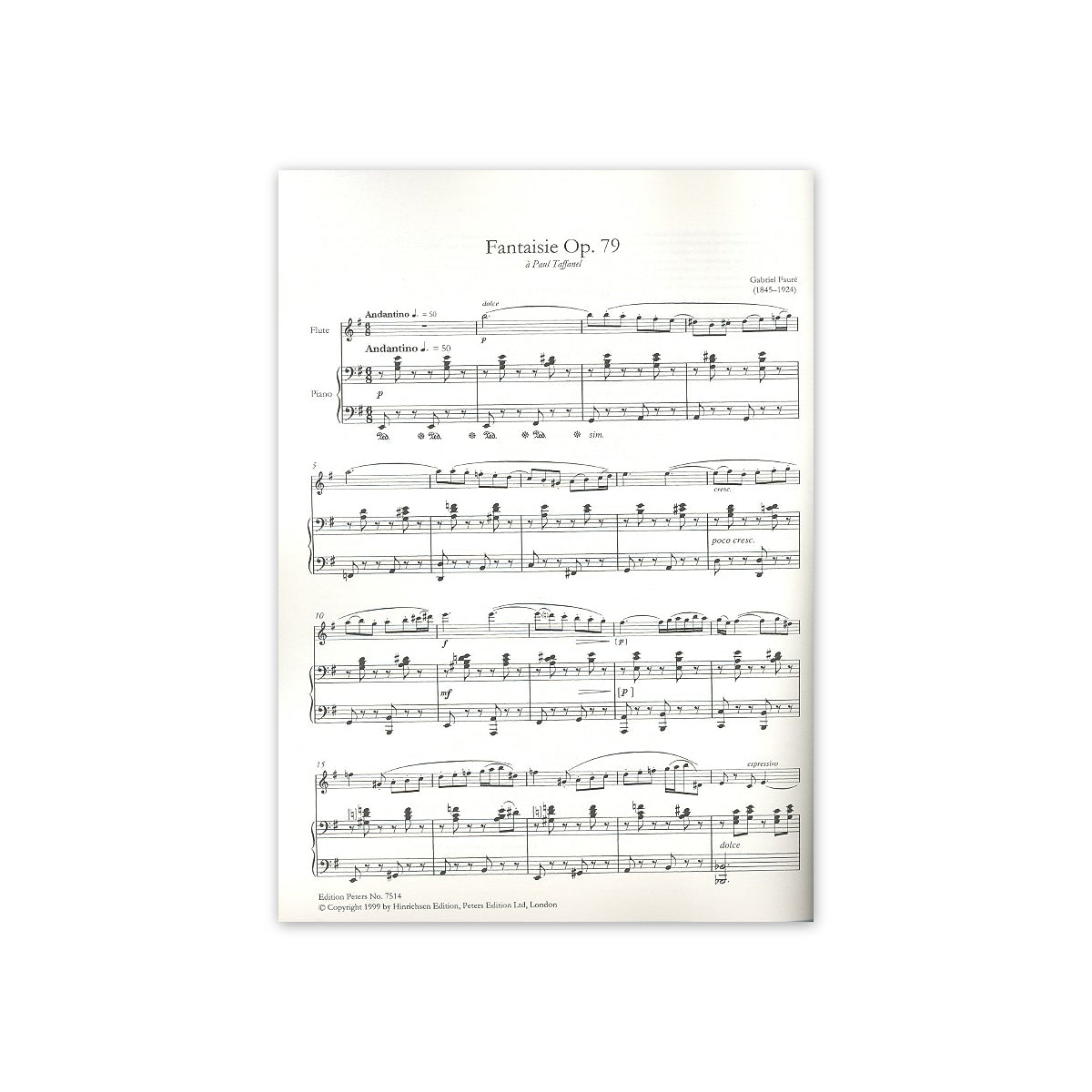 Fauré, Anthologie