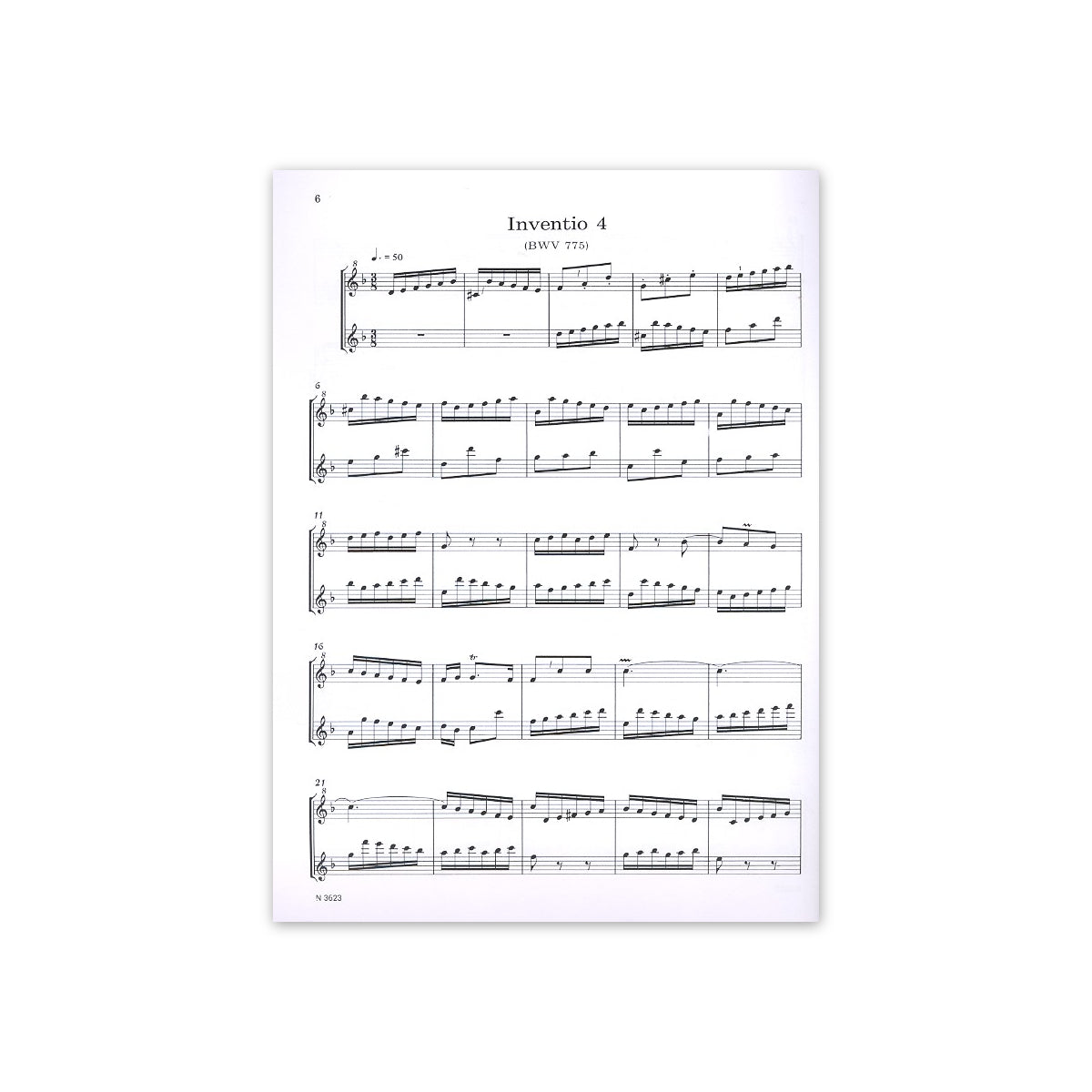 Bach, 7 Inventionen