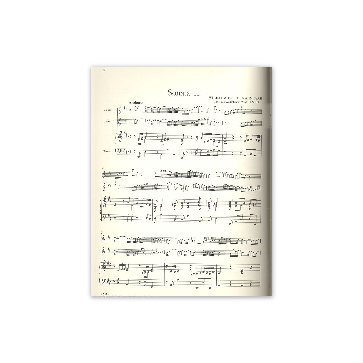 Bach W.Fr., Triosonate Heft 2