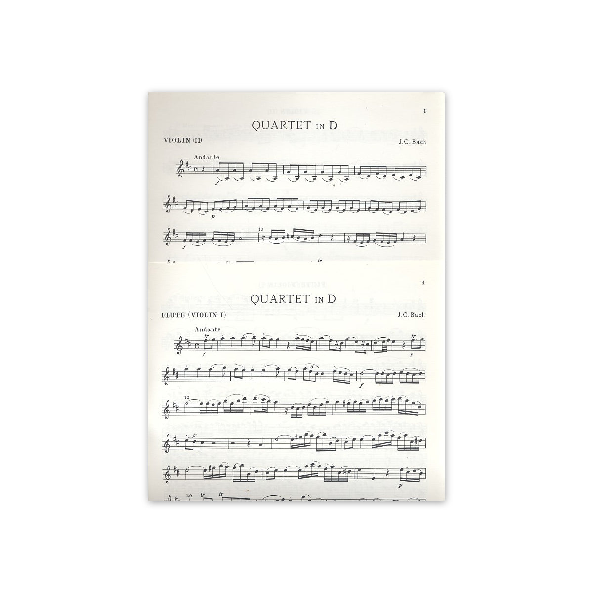Bach Joh.Chr., Quartett D-Dur