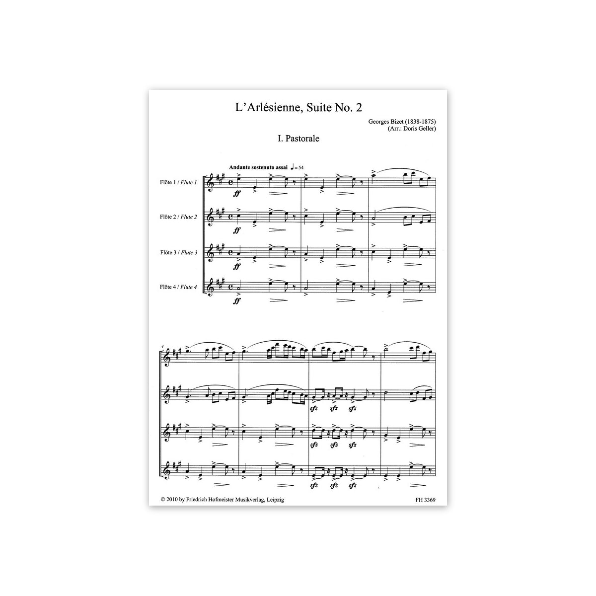 Bizet, Suite l'Arlesienne -Bearb.: Geller