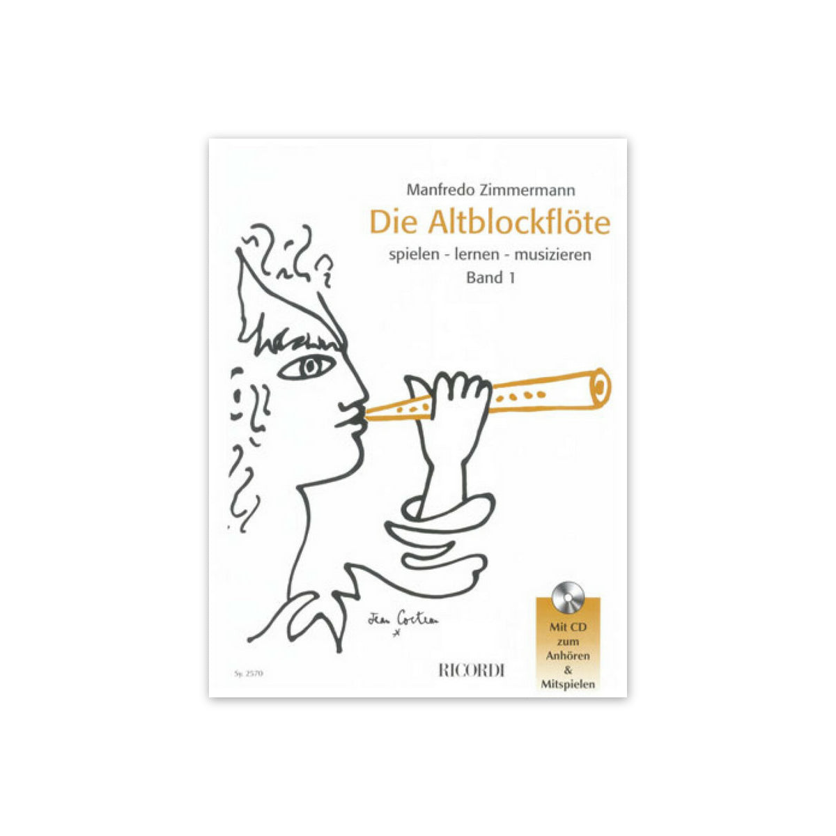 Zimmermann, Die Altblockflöte Bd.1, & CD