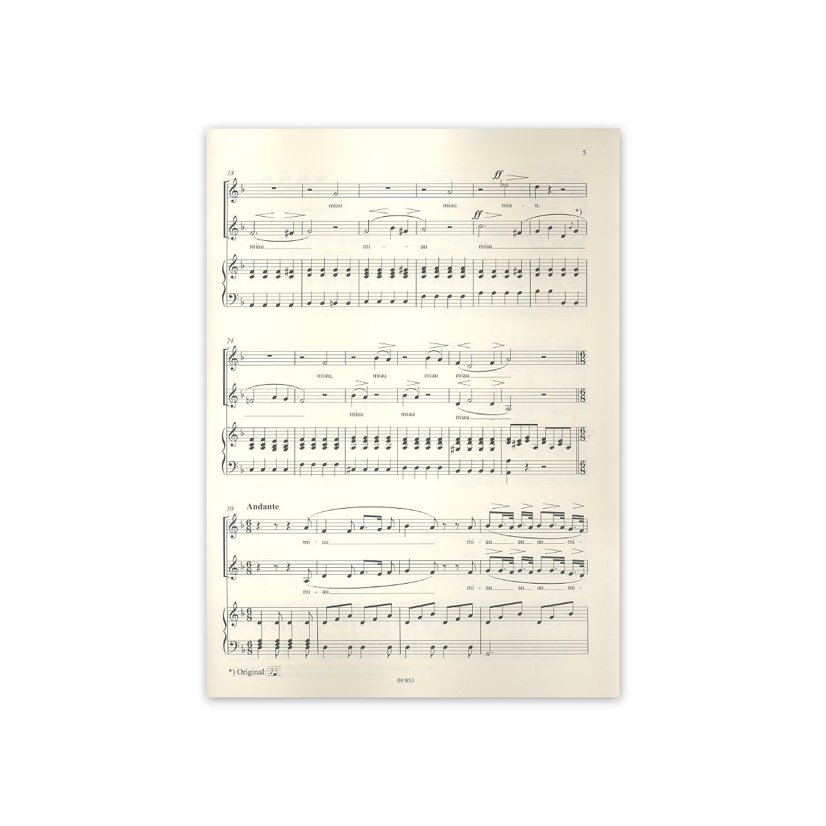 Rossini, Katzen-Duett
