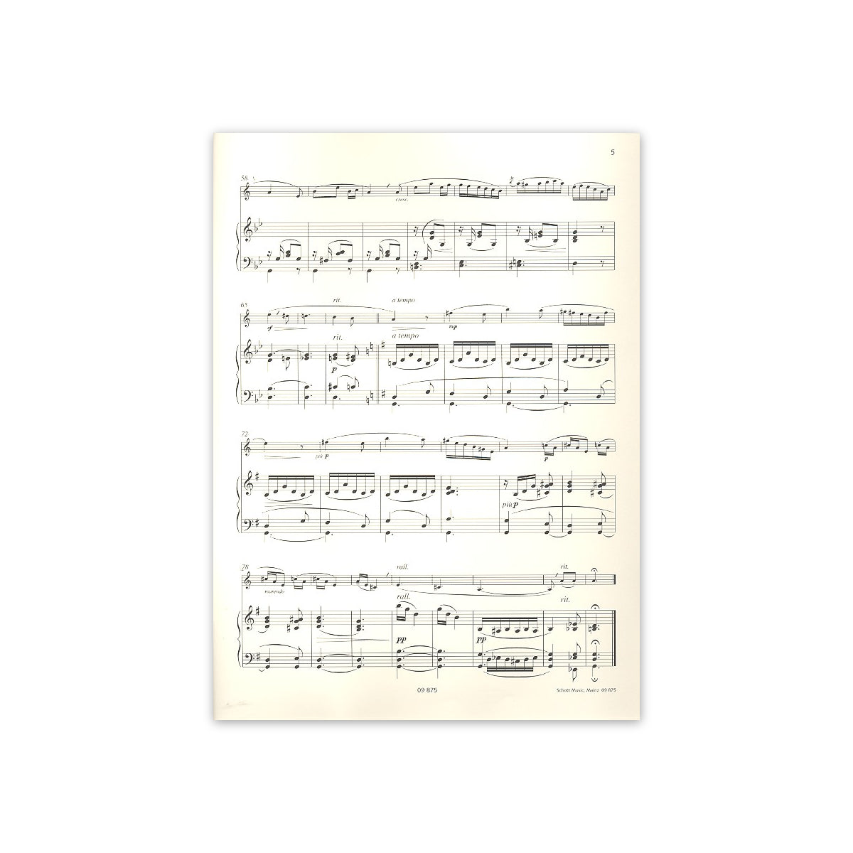Baermann, Romanze