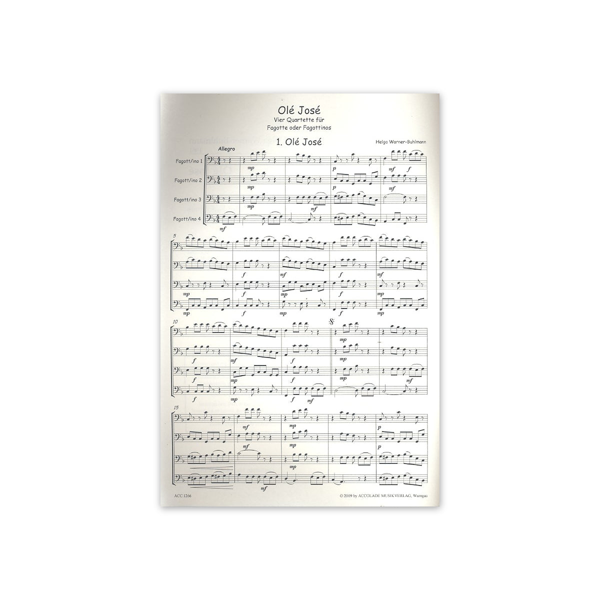 Warner-Buhlmann, Olé José