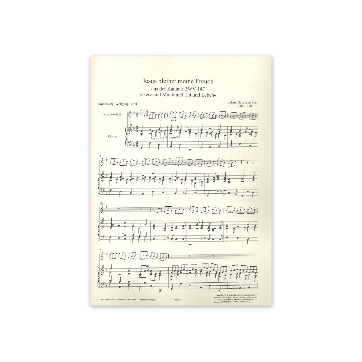 Bach, Jesus bleibet meine Freude-26690