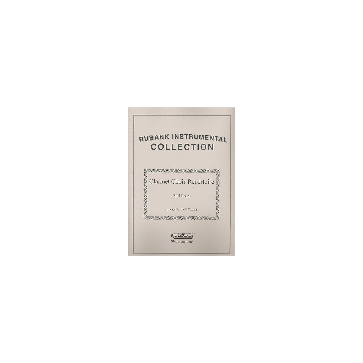 Voxman, Clarinet choir repertoire - Partitur