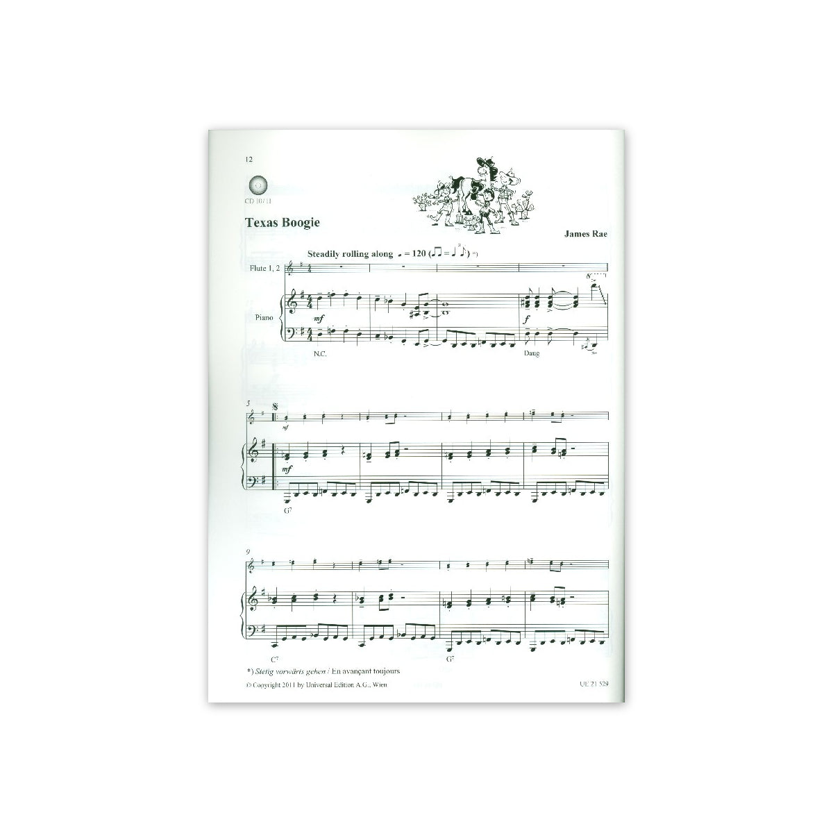 Rae, Flute Debut - Klavierbegleitung
