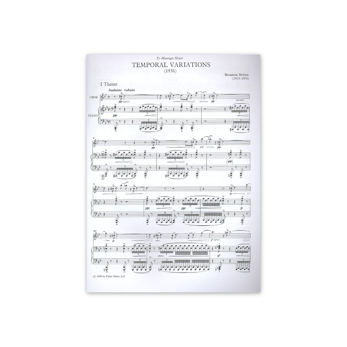 Britten, Temporal Variations