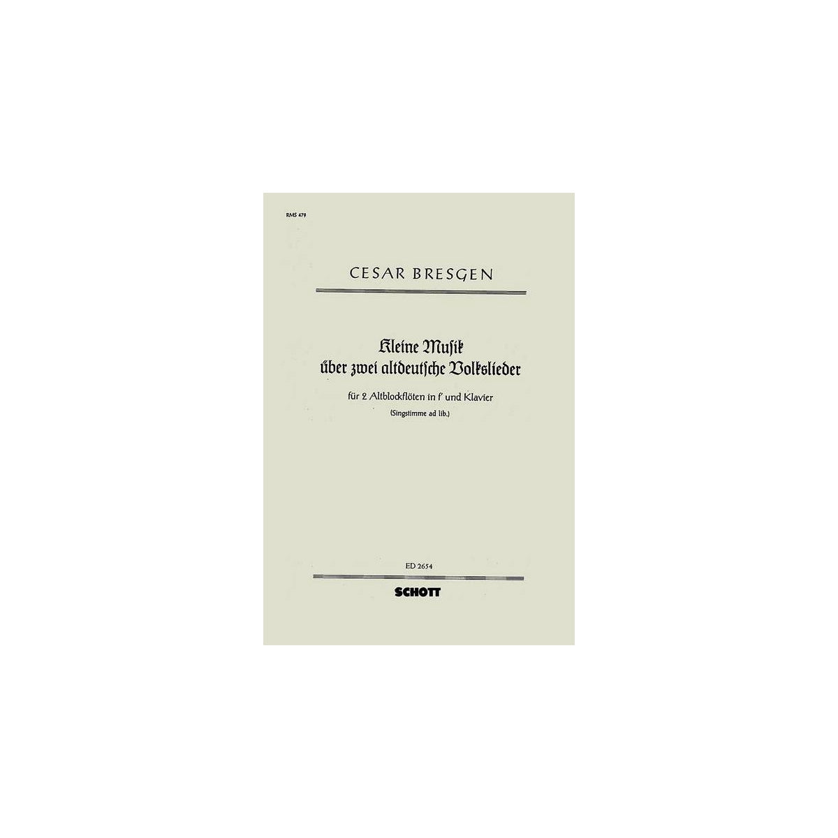 Bresgen, Kleine Musik