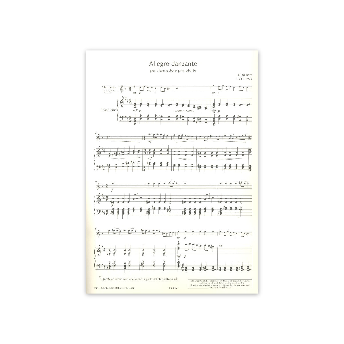 Rota, Allegro danzante