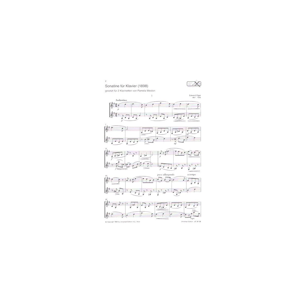 Elgar, Sonatine View 2