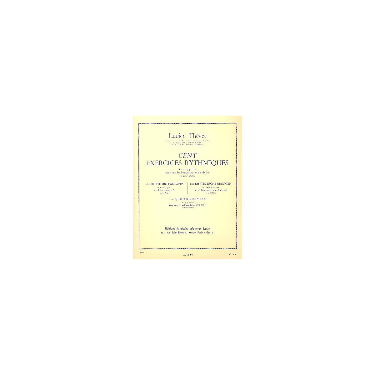Thevet, 100 exercices rhythmiques View 2