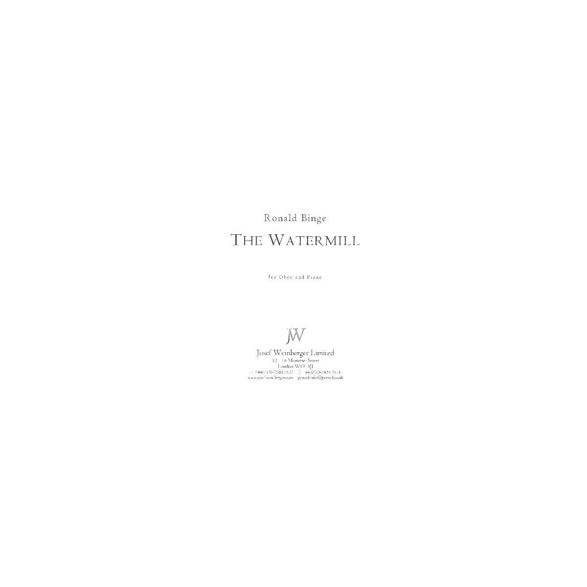 Binge, The Watermill View 2