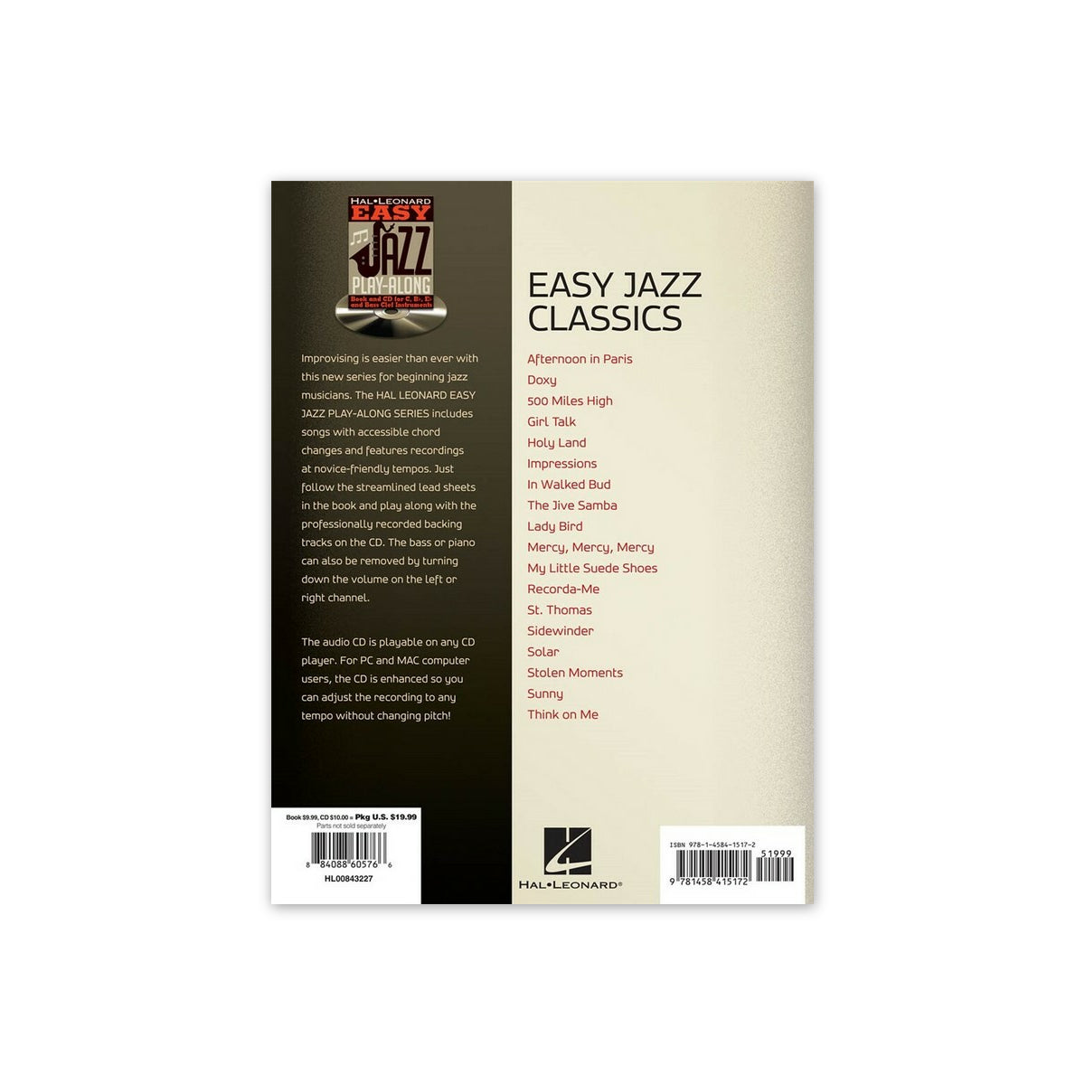 Easy Jazz Classics -18 Classics for beginning View 1