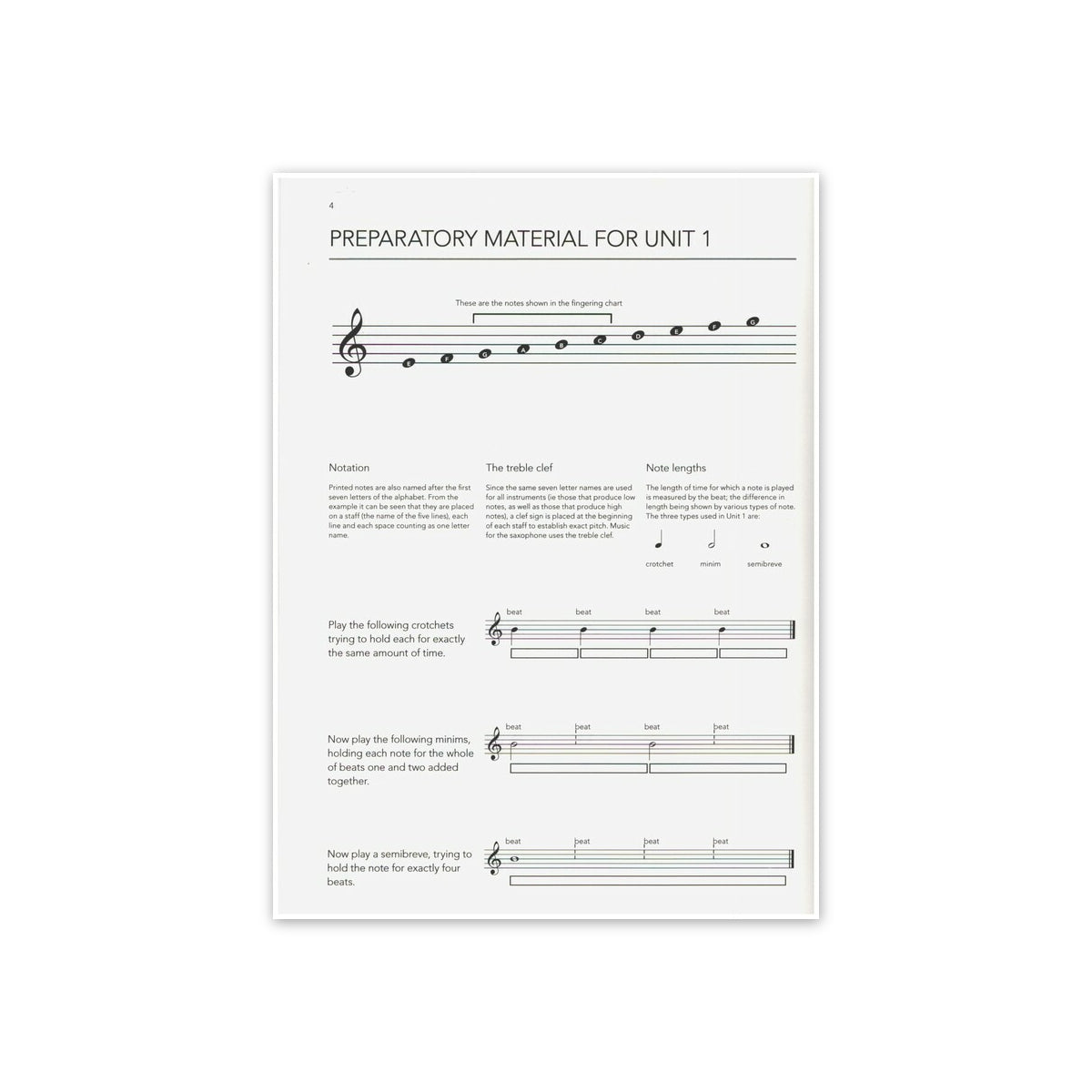 Wastall, Learn as you play saxophone