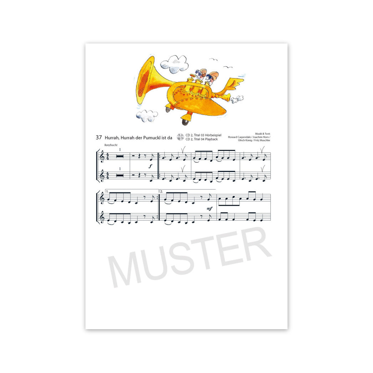 Dünser, Trompetenfuchs - Spielbuch View 1