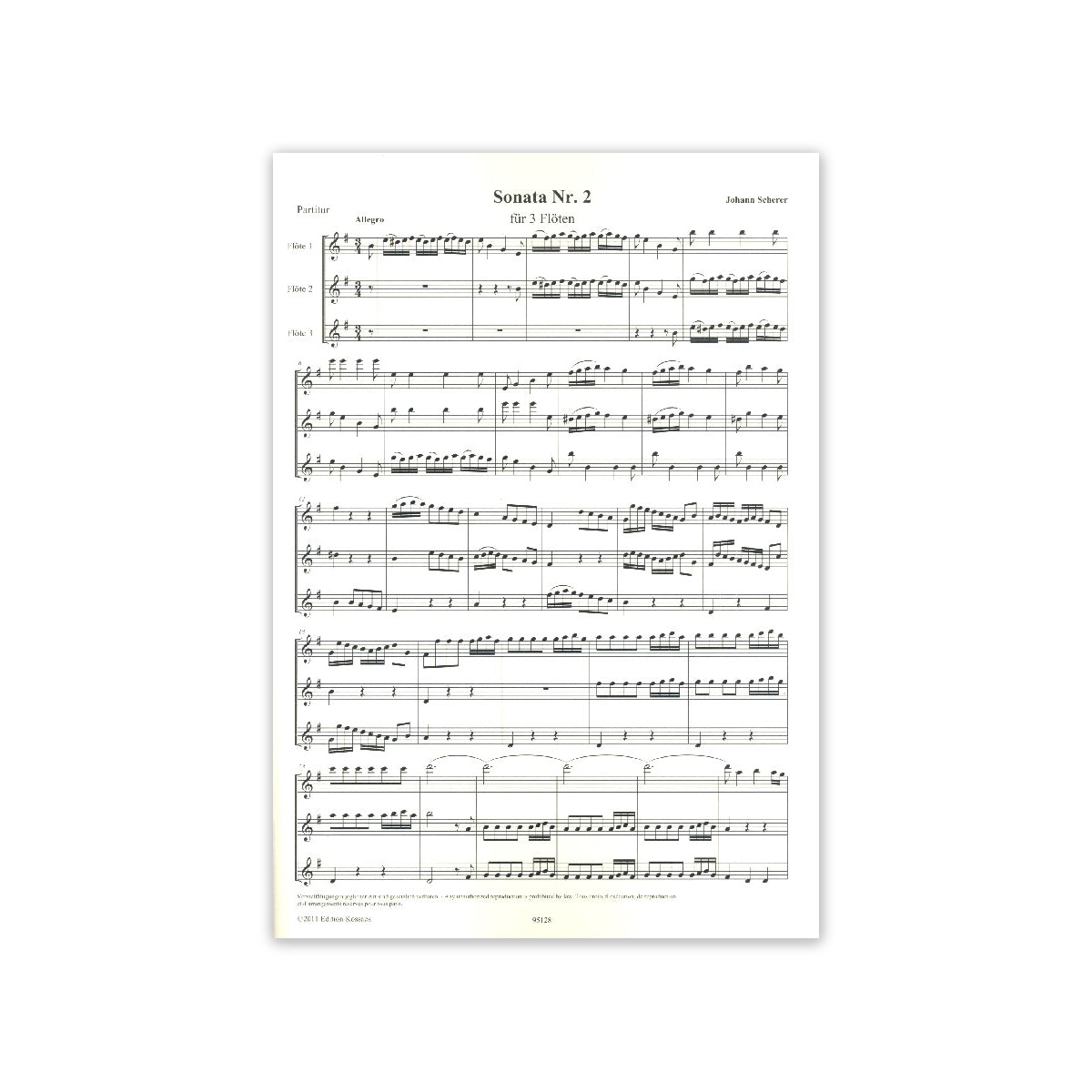 Scherer, Sonate Nr.2 e-Moll View 1
