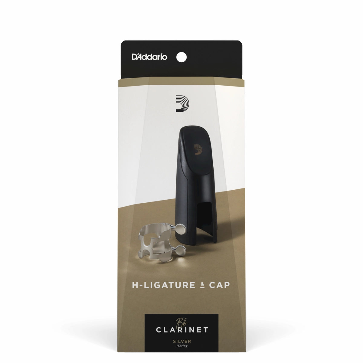 LIGATURE BOEHM B-FLAT CLARINET RICO H SILVER PLATED
