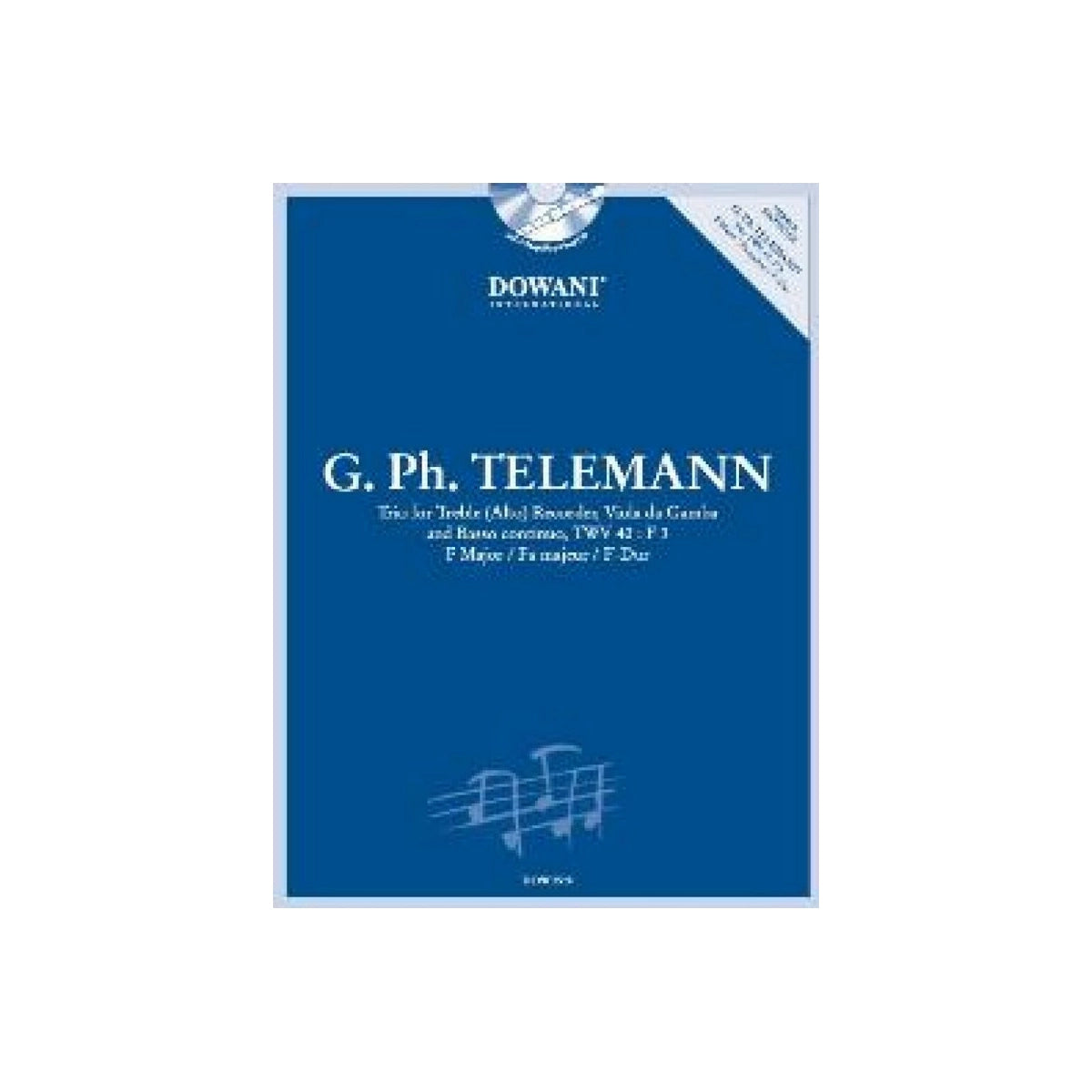Telemann, Trio F-Dur - Altblfl.,Va.,Klav. View 2