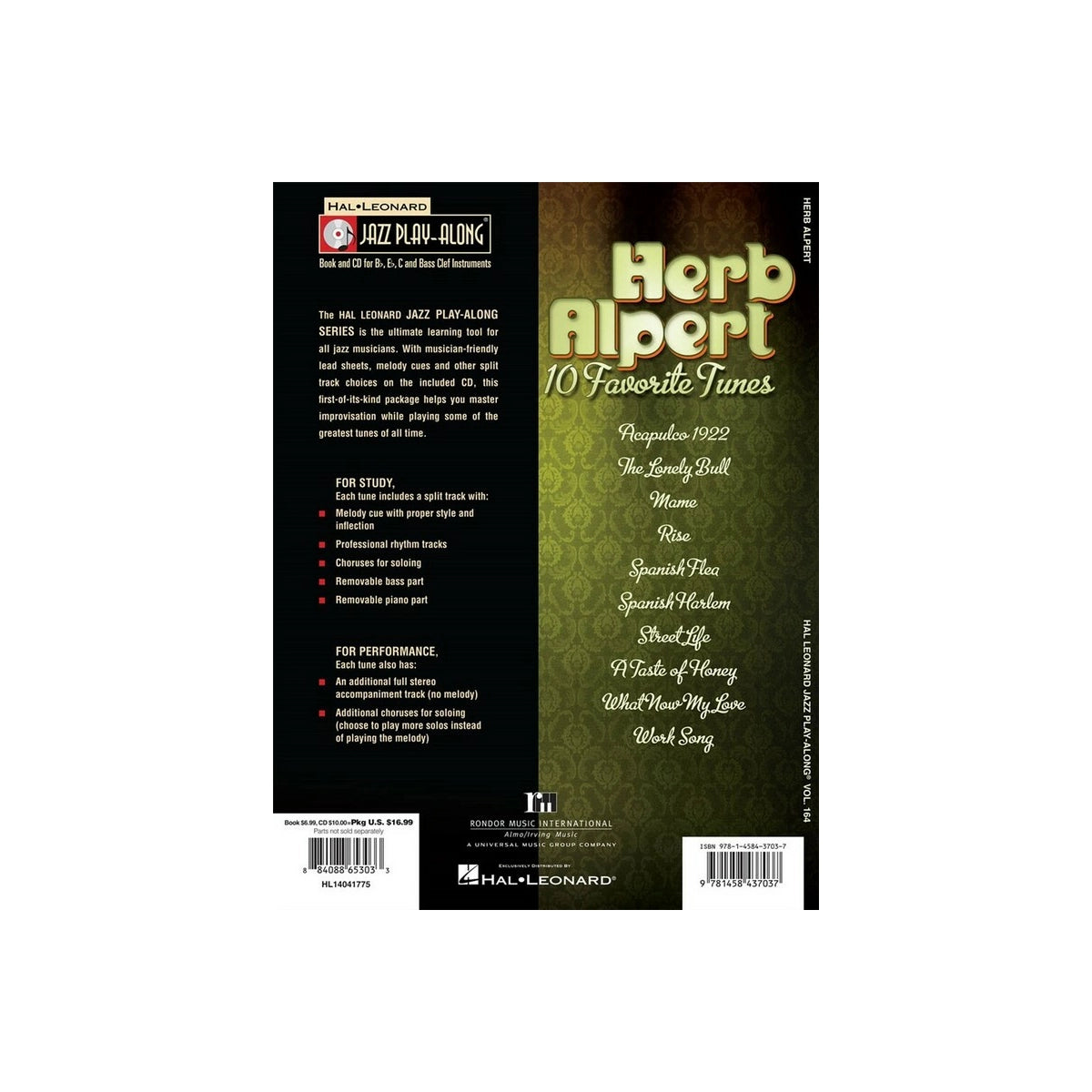 Jazz Play Along - Herb Alpert View 3