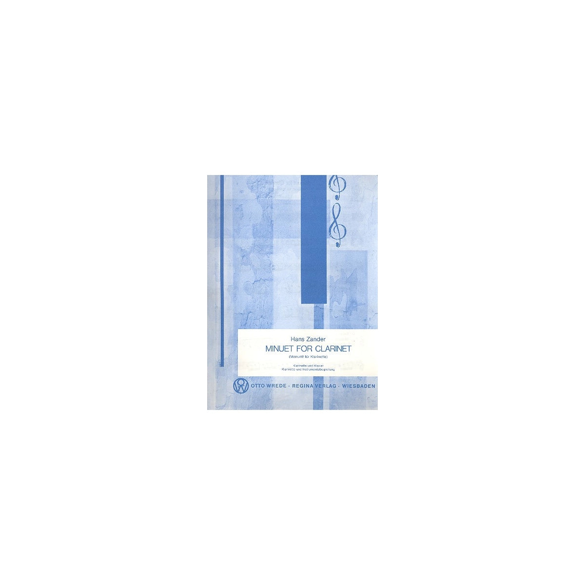 Zander, Minuet for clarinet View 1