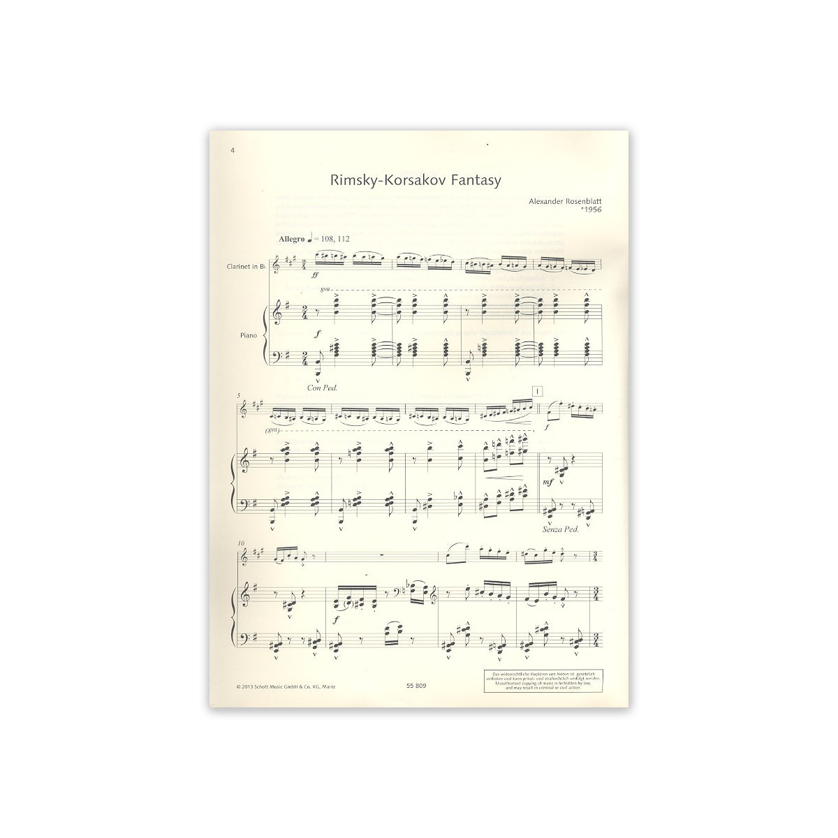 Rosenblatt, Rimsky-Korsakov Fantasy View 1