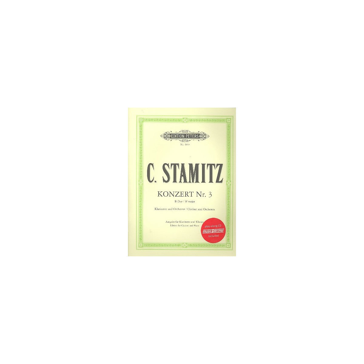 Stamitz C., Konzert Nr.3 B-Dur-Nachdruck View 2