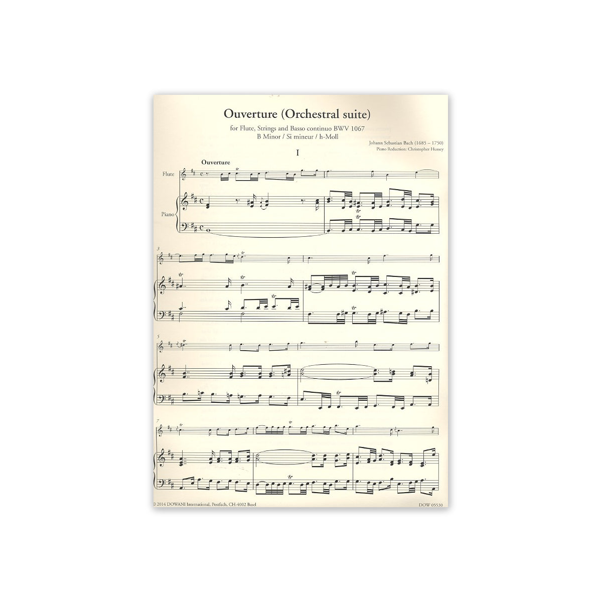 Bach, Orchestersuite BWV 1067 h-Moll View 1