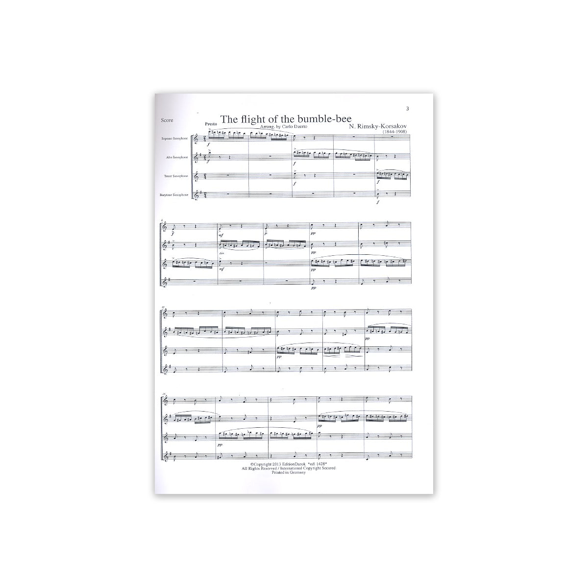 Rimsky-Korsakov, Hummelflug