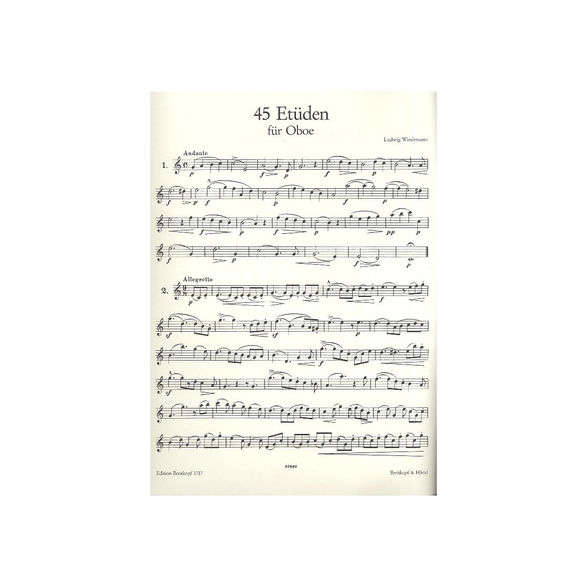 Wiedemann, 45 Etüden