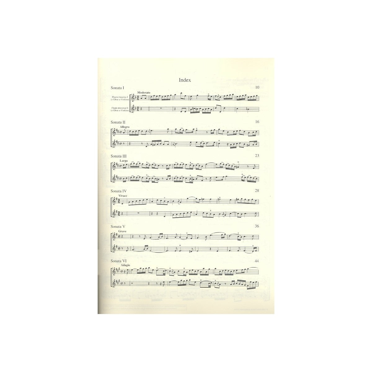 Boismortier, 6 Sonatas View 1