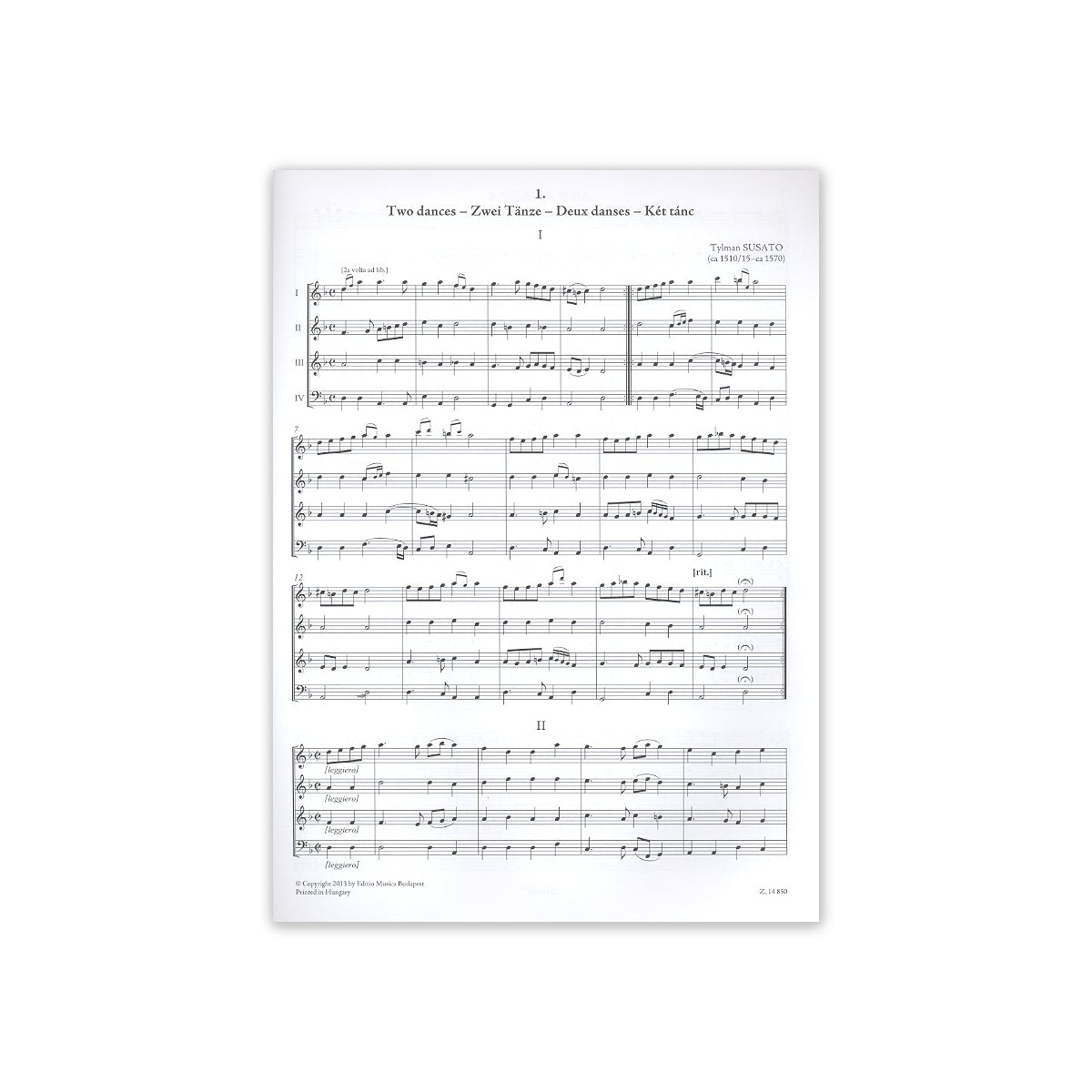 Ad libitum - Mittelschwere Quartette