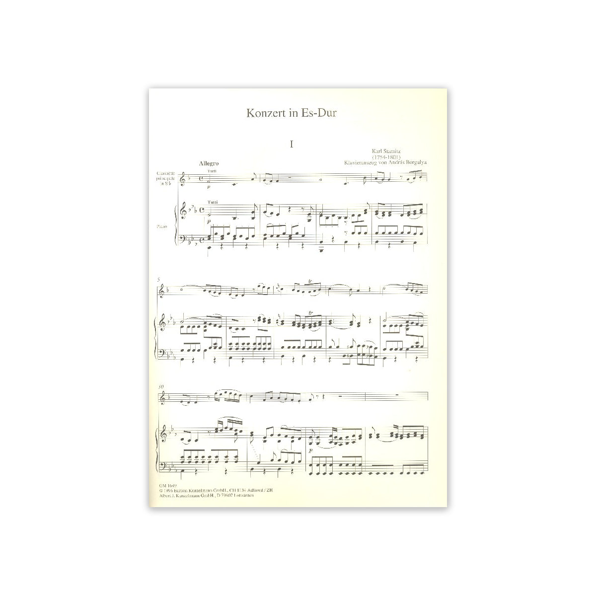Stamitz C., Konzert Es-Dur-34628 View 1