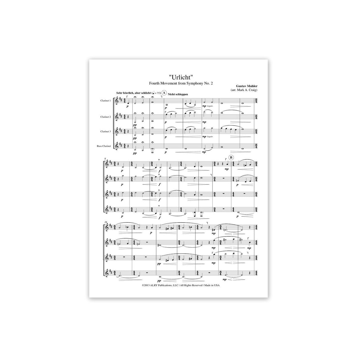 Mahler, Urlicht View 1