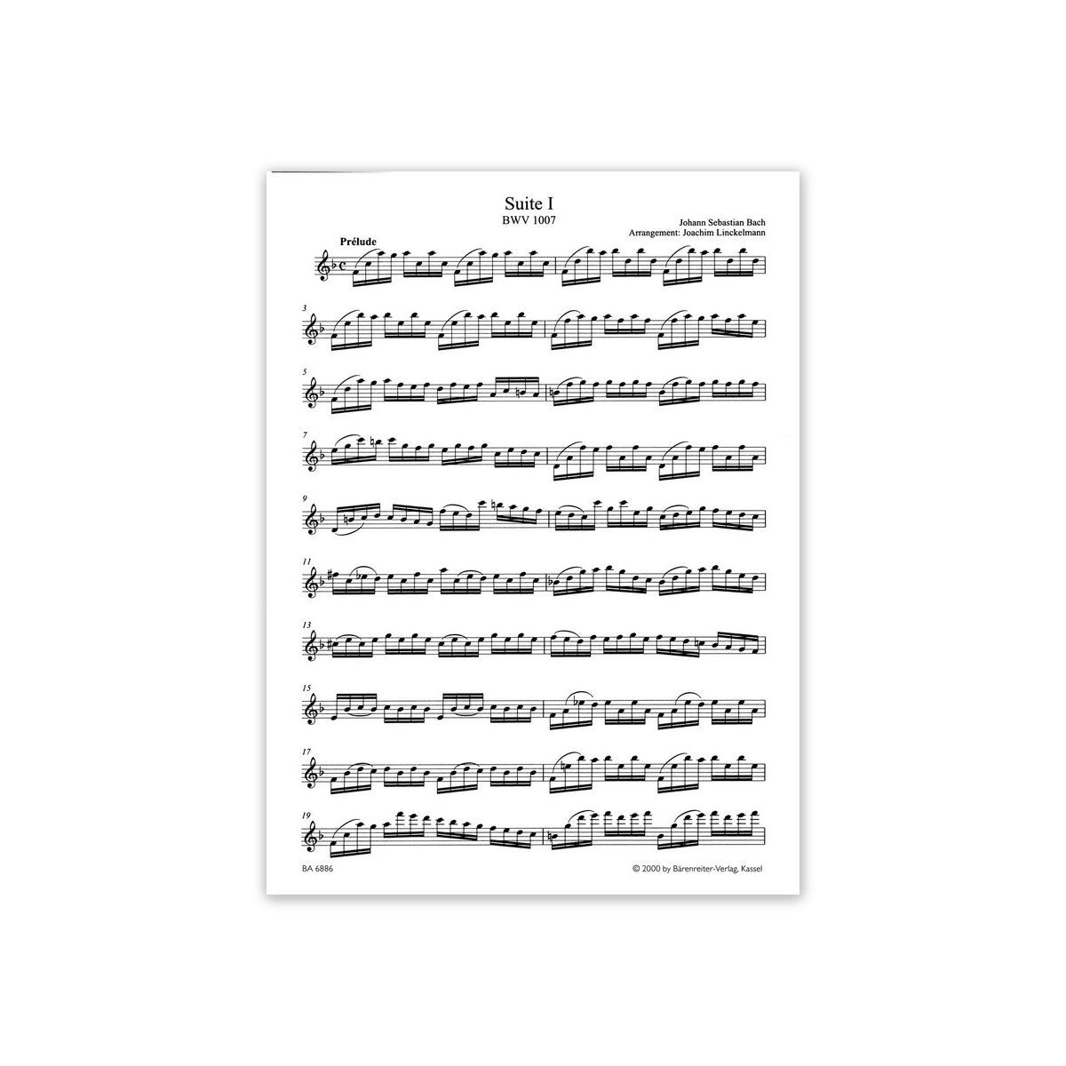 Bach, Zwei Suiten (nach den Cello-Suiten) View 1