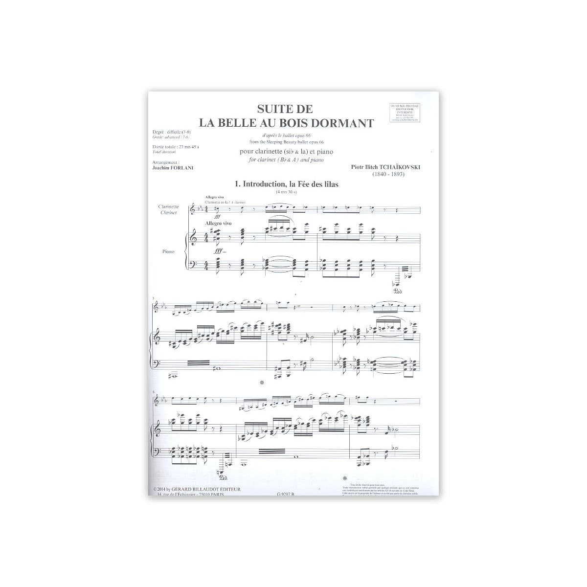 Tschaikowski, Suite op.66 aus Dornröschen