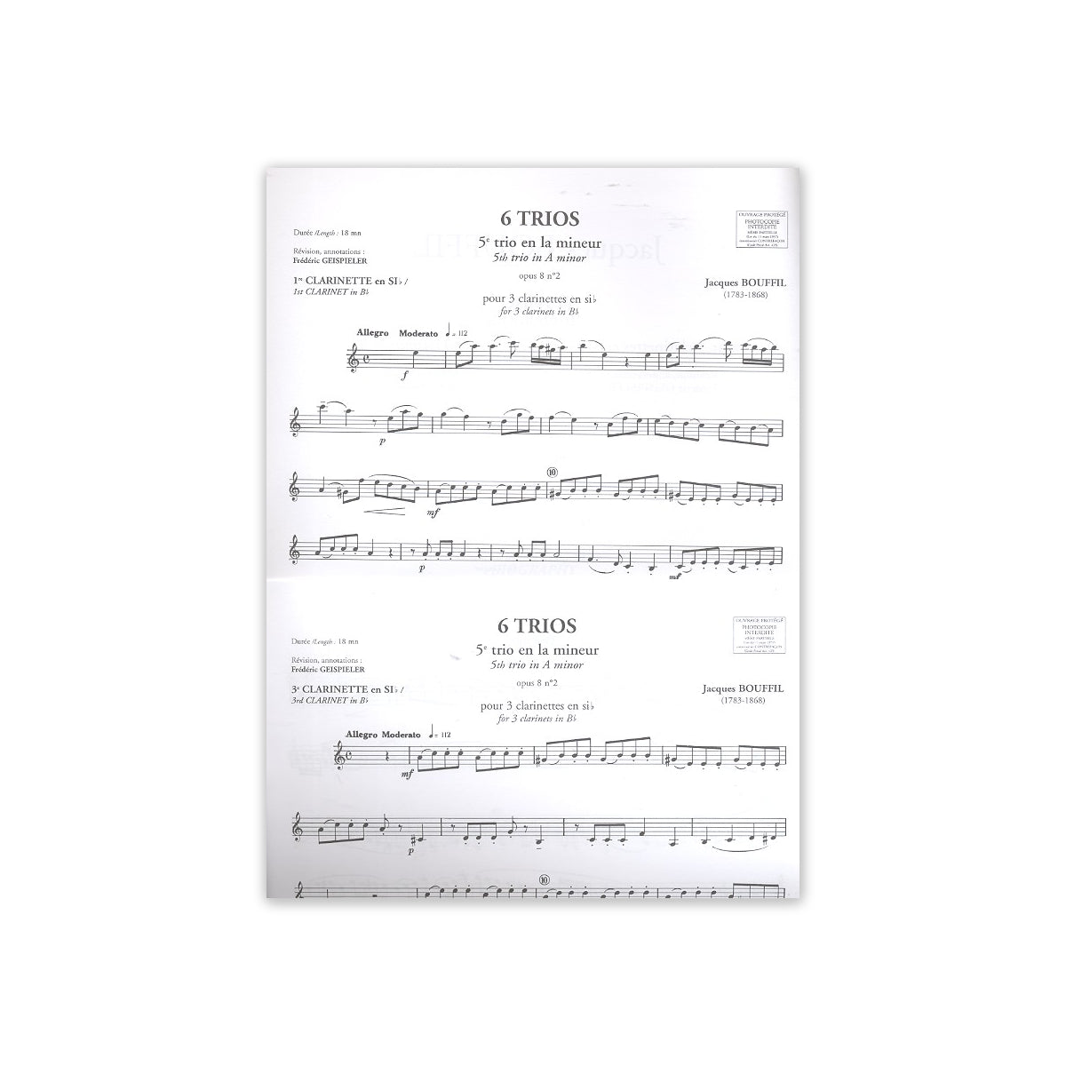 Bouffil, Trio op.8/2 View 1