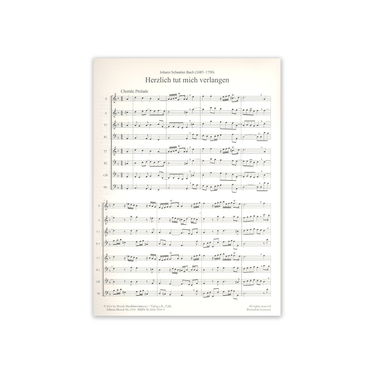 Bach, 3 Choralpräludien View 1