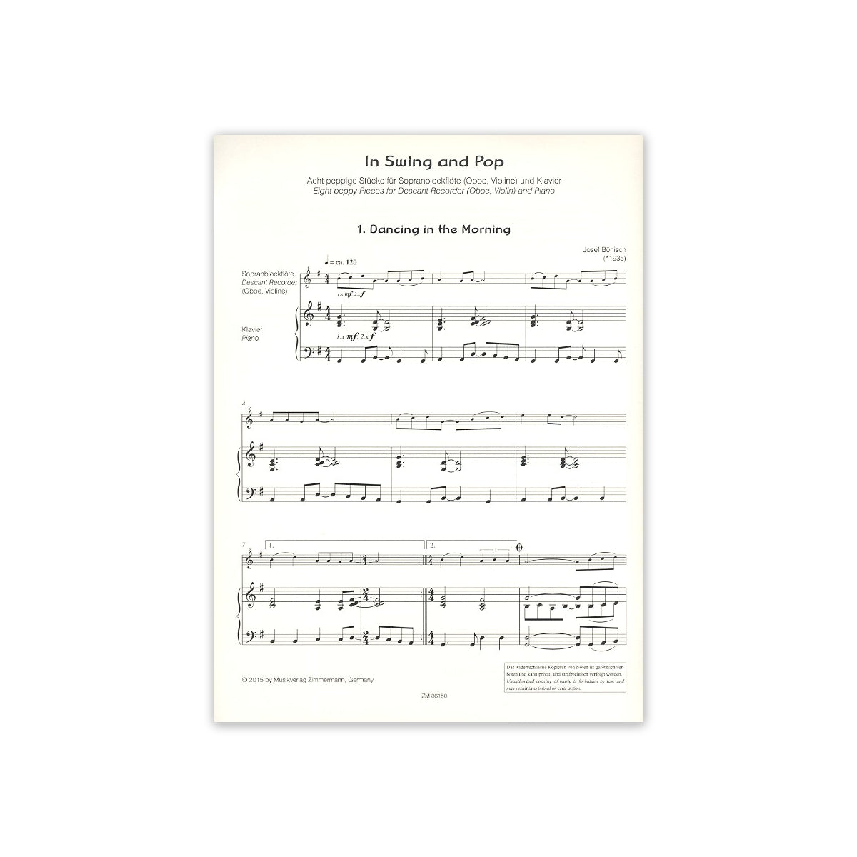 Bönisch, In Swing and Pop View 1