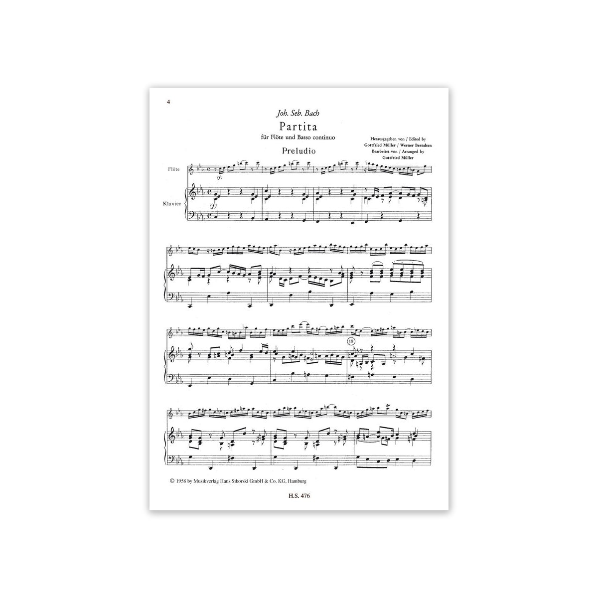 Bach, Partita c-Moll