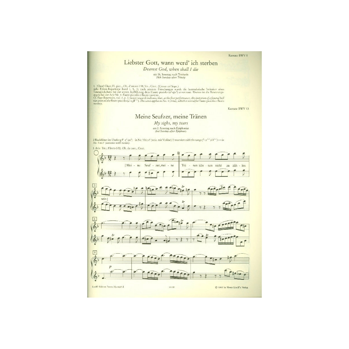 Bach, Flötenrepertoire 4 (Kantaten & Orat.) View 2