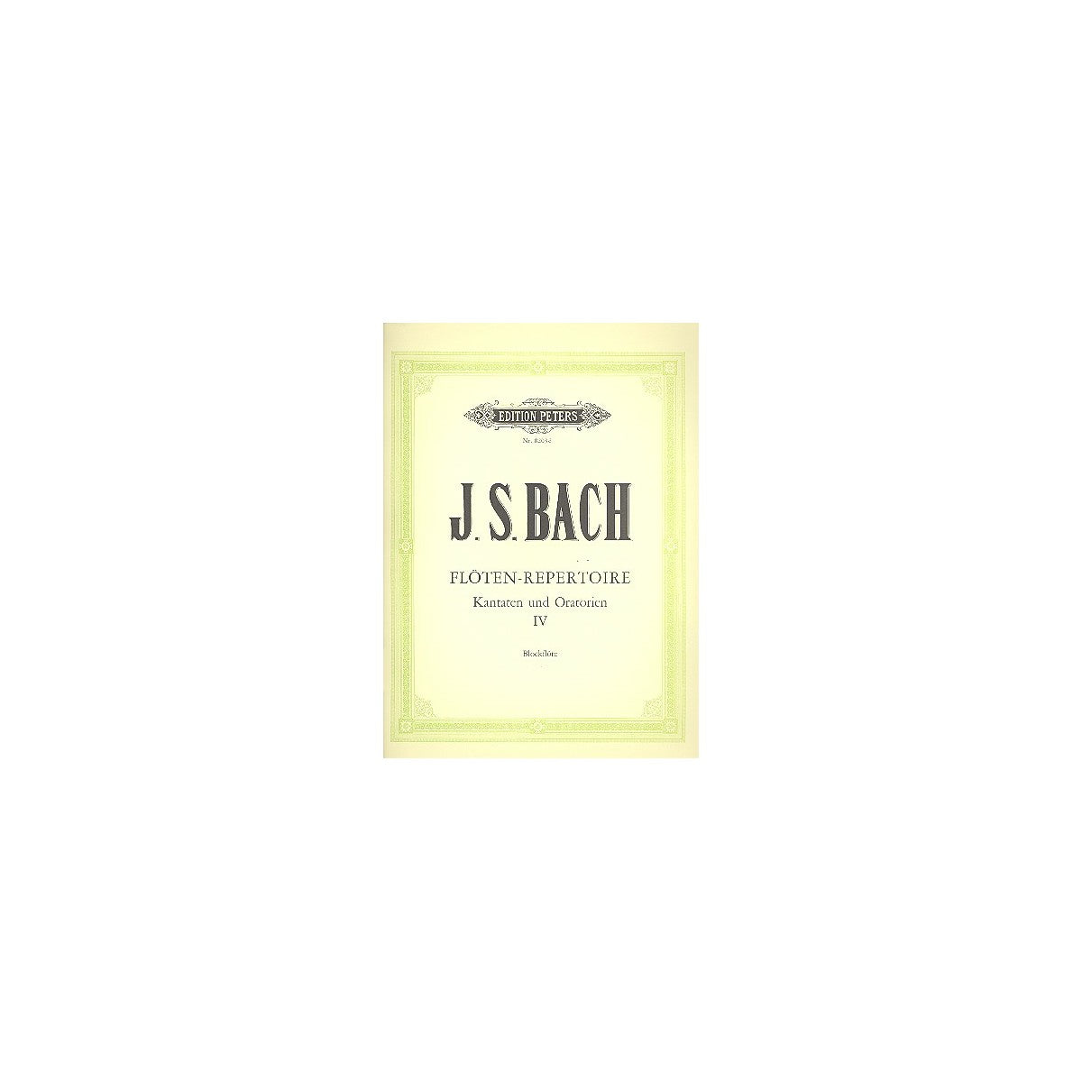 Bach, Flötenrepertoire 4 (Kantaten & Orat.) View 1