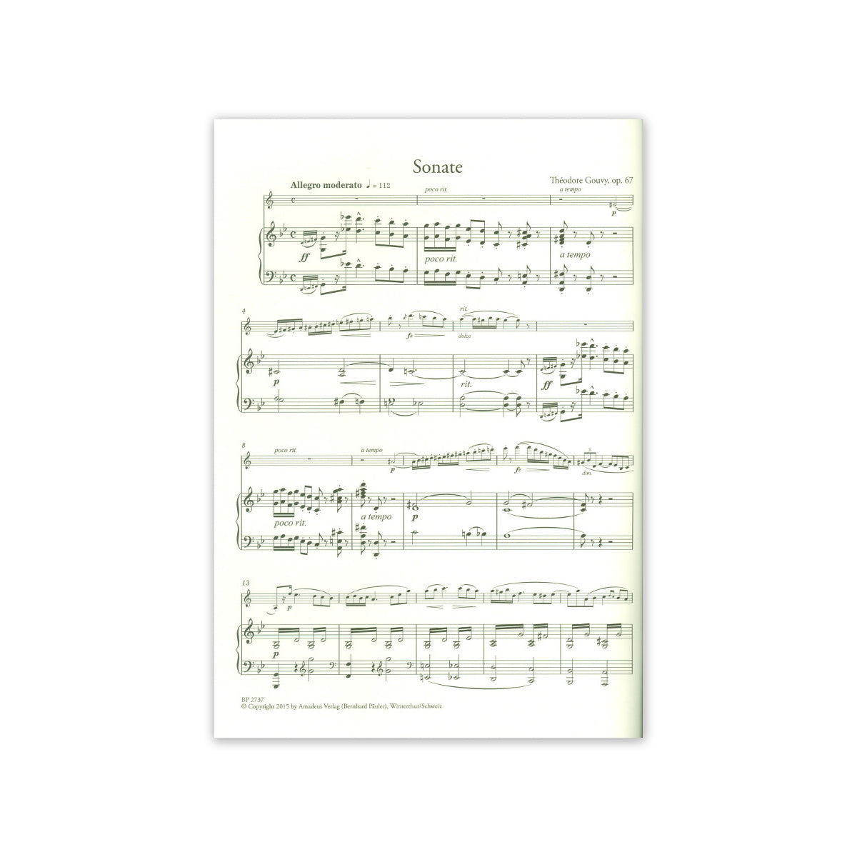 Gouvy, Sonate g-Moll op.67 View 1