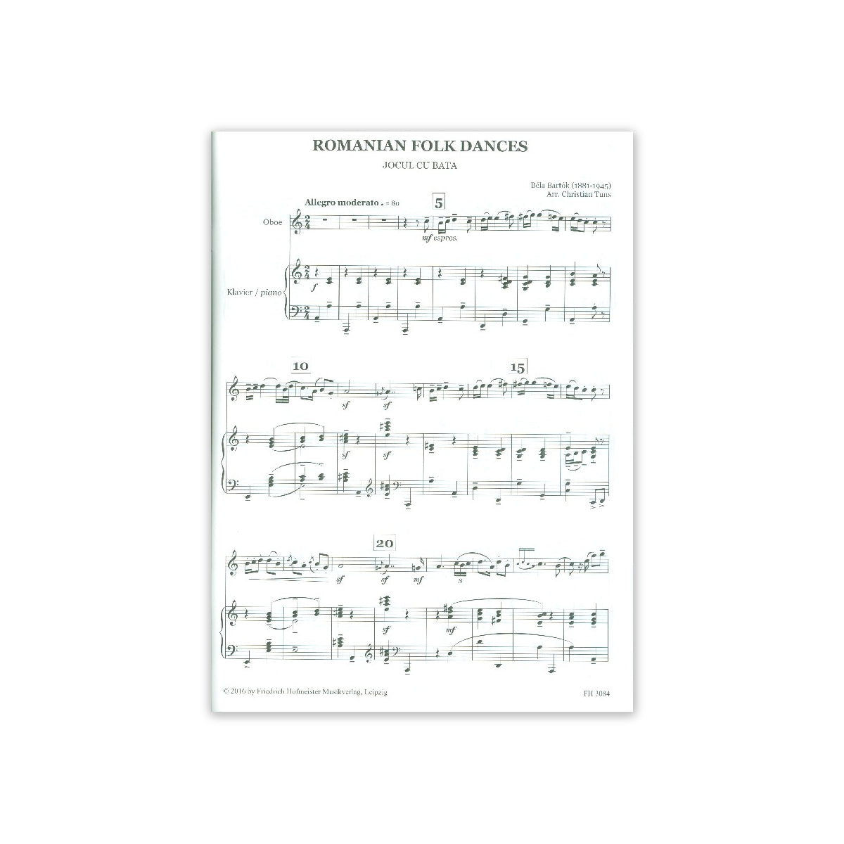 Bartok, Rumänische Volkstänze-37473