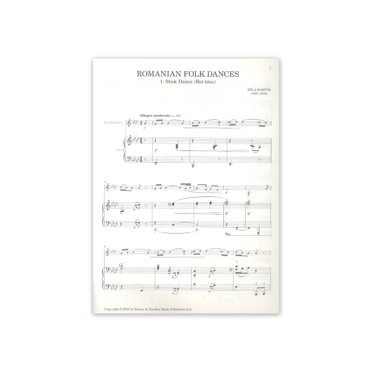 Bartók, Romanian Folk Dances-37645 View 2