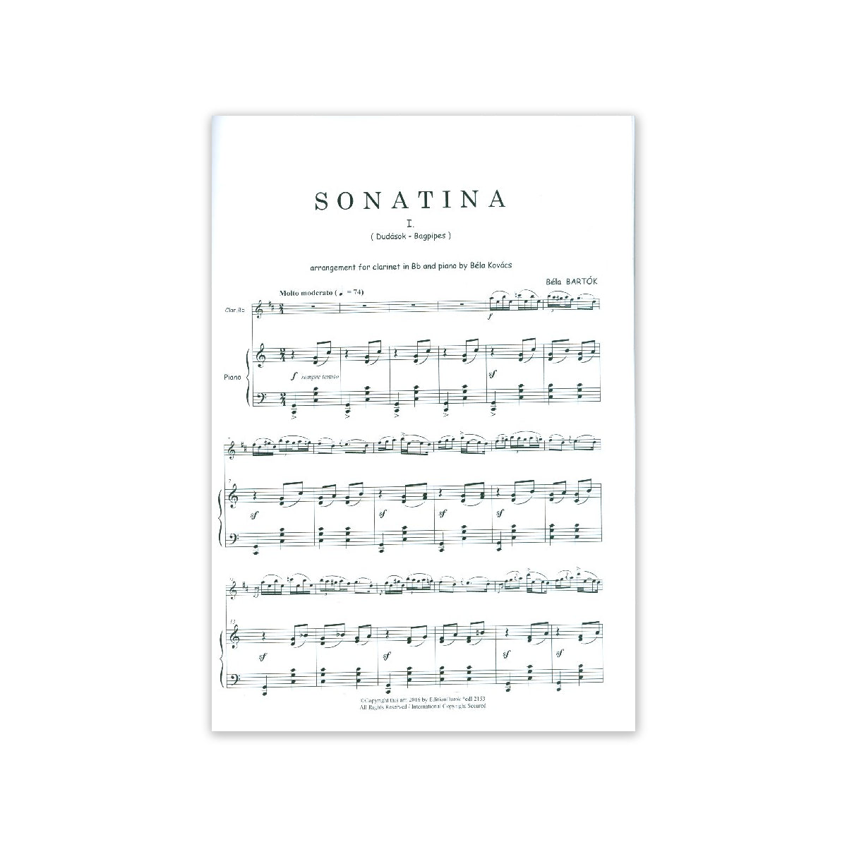 Bartok, Sonatina View 1