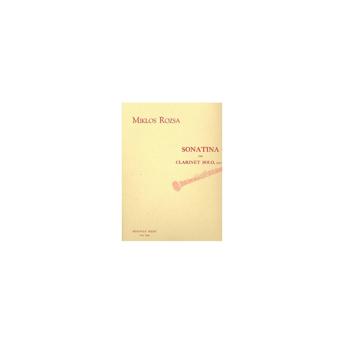 Rozsa, Sonatina op.27 View 1